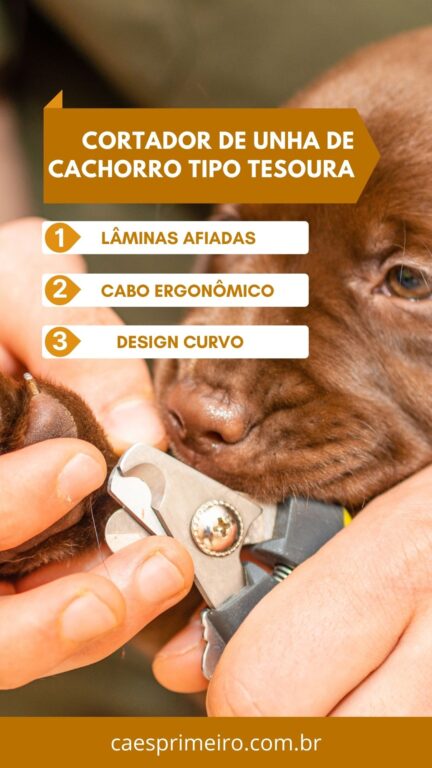 tipos de cortadores de unha para cachorro