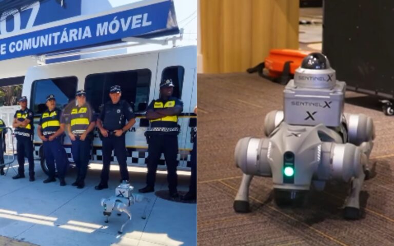 SP terá cão robô no Réveillon