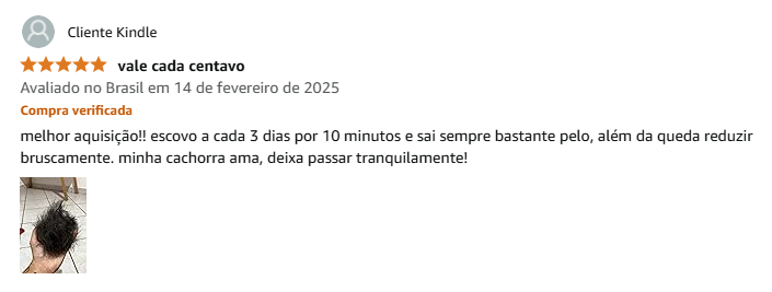 Melhor escova para cachorro pelo curto