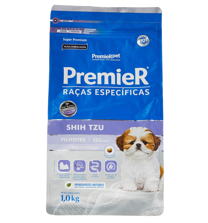 Melhor ração para Shih Tzu filhotes