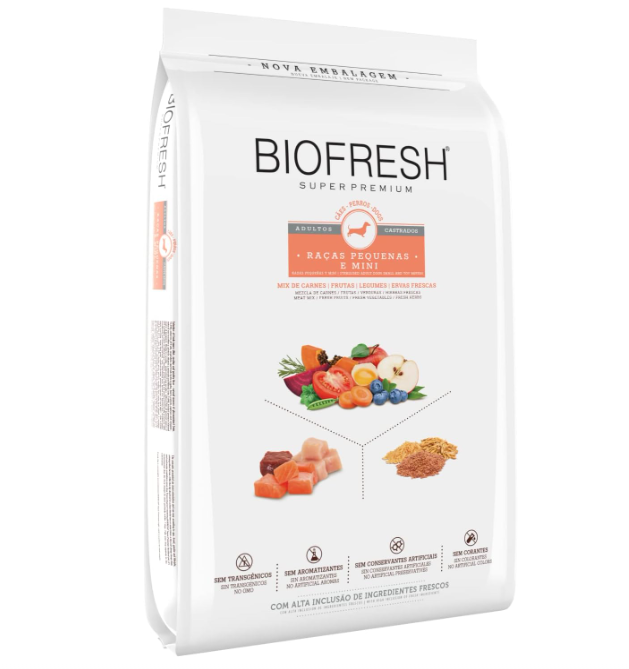 Ração Biofresh para Cães Castrados Raças Pequenas 10kg