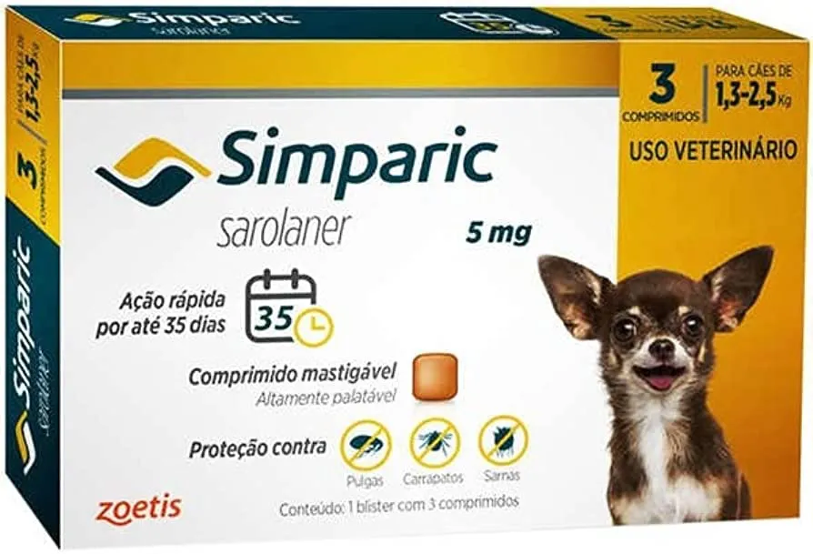 Para que serve o Simparic para cachorro