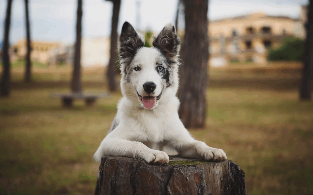 Tosa Trimming Border Collie