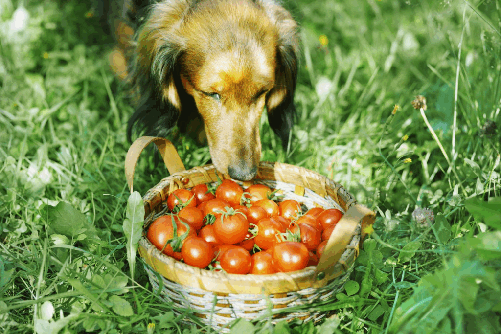 Pode dar tomate para cachorro